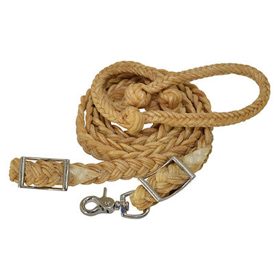 Circle Y Knotted Waxed Barrel Reins