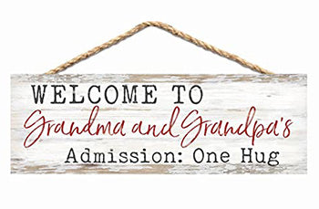 Welcome To Grandma And Grandpa's Sign