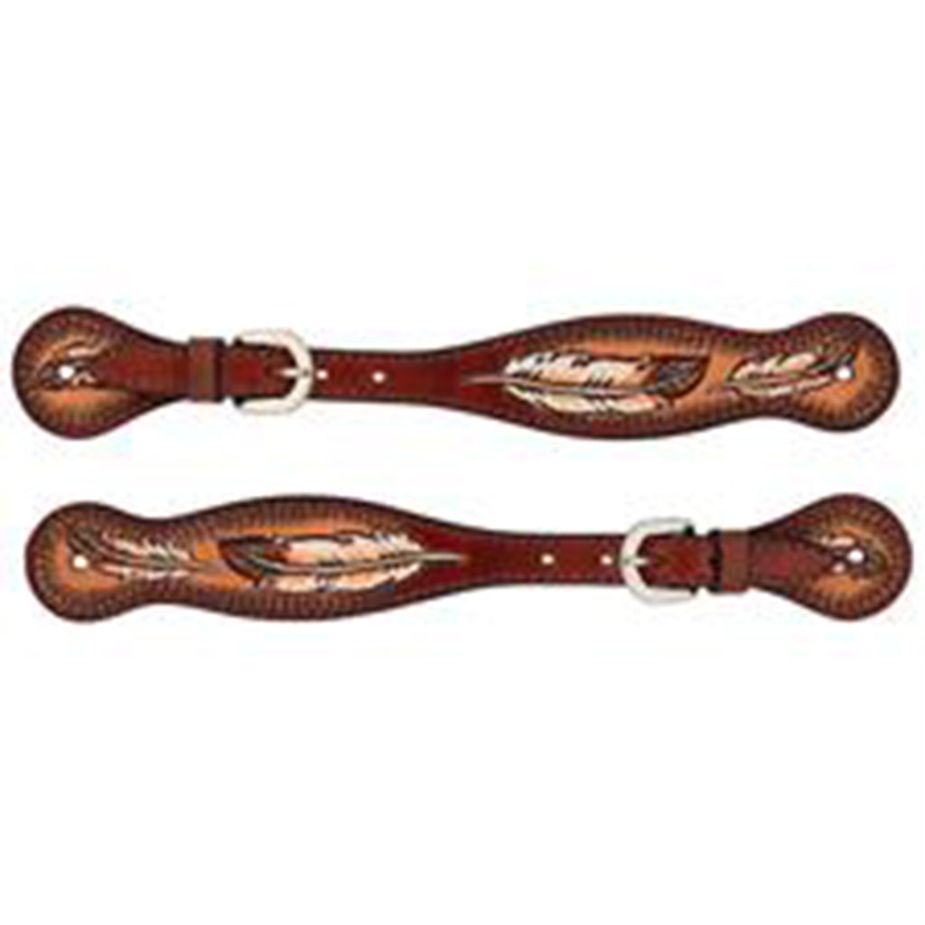 Weaver Leather Men's Coco Feather Spur Straps