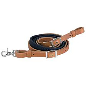 Black Rubber Grip Barrel Reins