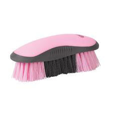 Weaver Leather Pink and Grey Dandy Stiff Brush