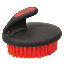 Weaver Leather Red and Black Palm Soft Face Brush