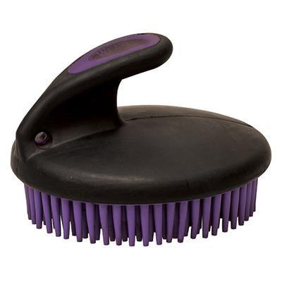 Weaver Leather Purple and Black Palm Curry Comb