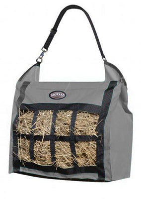 Showman Gray Slow Feed Hay Tote