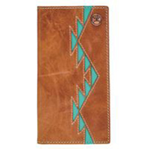 Hooey Turquoise Aztec Rodeo Wallet