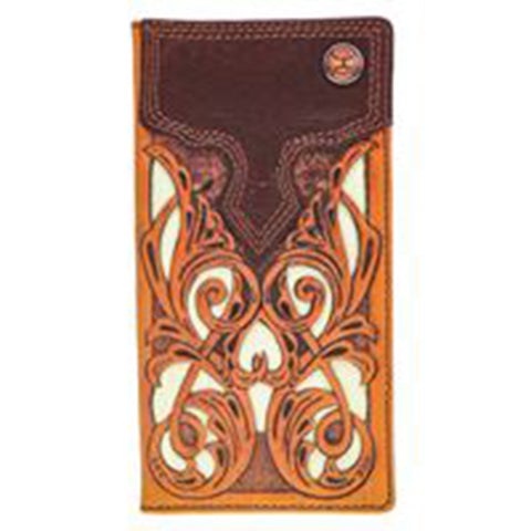 Hooey Tooled Ivory Rodeo Wallet