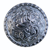 Circle Y 18-Inch-Wide Panel Tooled Trail Saddle