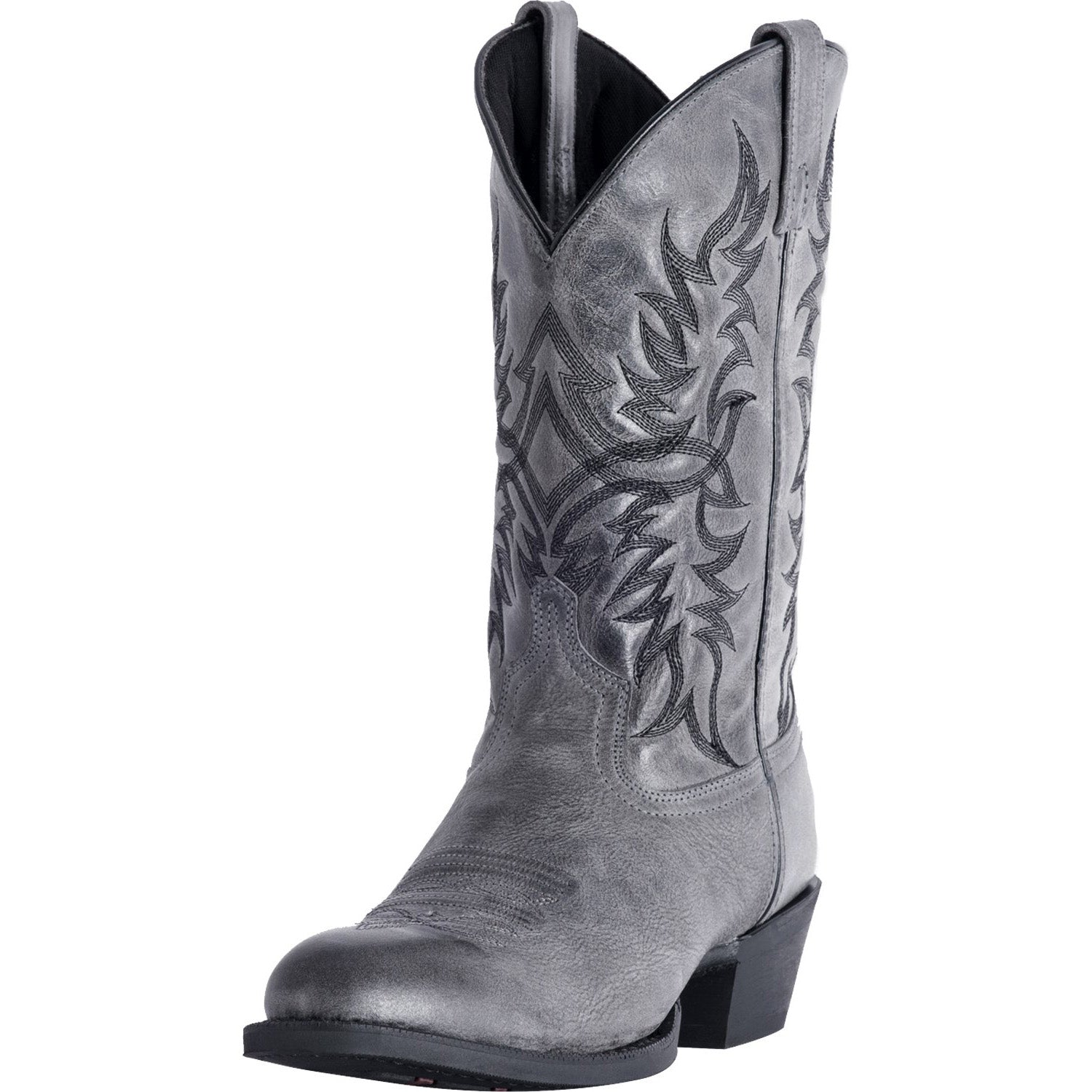 Mens gray on sale western boots