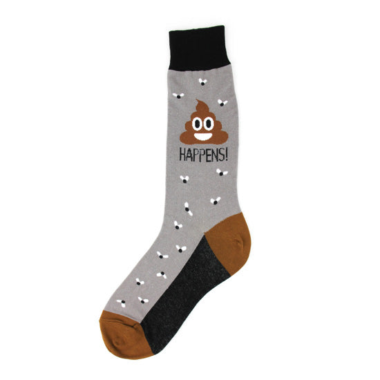 Men's Poop Happens Socks 