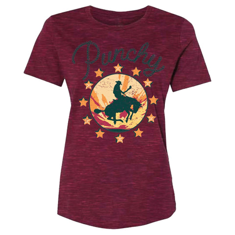 Hooey Girls Cranberry Punchy Tee