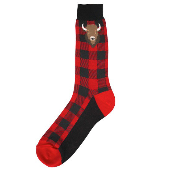 Foot Traffic Men's Buffalo Plaid Socks