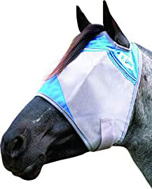 Cashel Company Blue Yearling Fly Mask without Ears