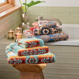 Chief Joseph Aqua Bath Towel
