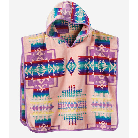 Pendleton Chief Joseph Pink Kids Hooded Towel