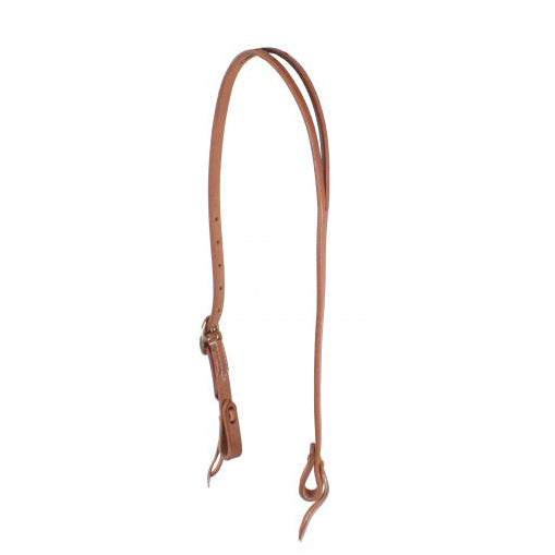 Shiloh Light Brown Leather Split Ear Headstall