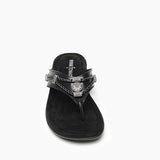 Minnetonka Moccasins Black Silverthorne Sandal