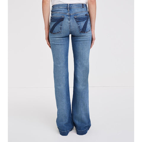 7 Seven For All Mankind Womens Pink Stitch A Pocket Bootcut Jeans - Tag Size 28 7 Seven For All Mankind Womens Pink Stitch A Pocket Bootcut Jeans - Tag Size 28