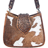 American Darling Brown Leather & Cowhide Bag