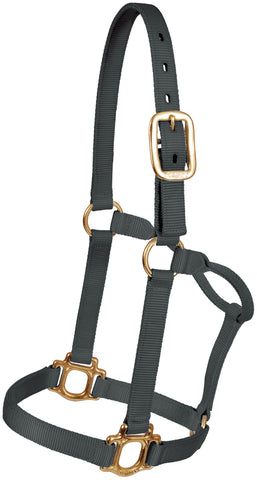 Black Yearling Nylon Halter