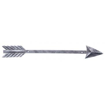 Silver Metal Arrow Wall Art