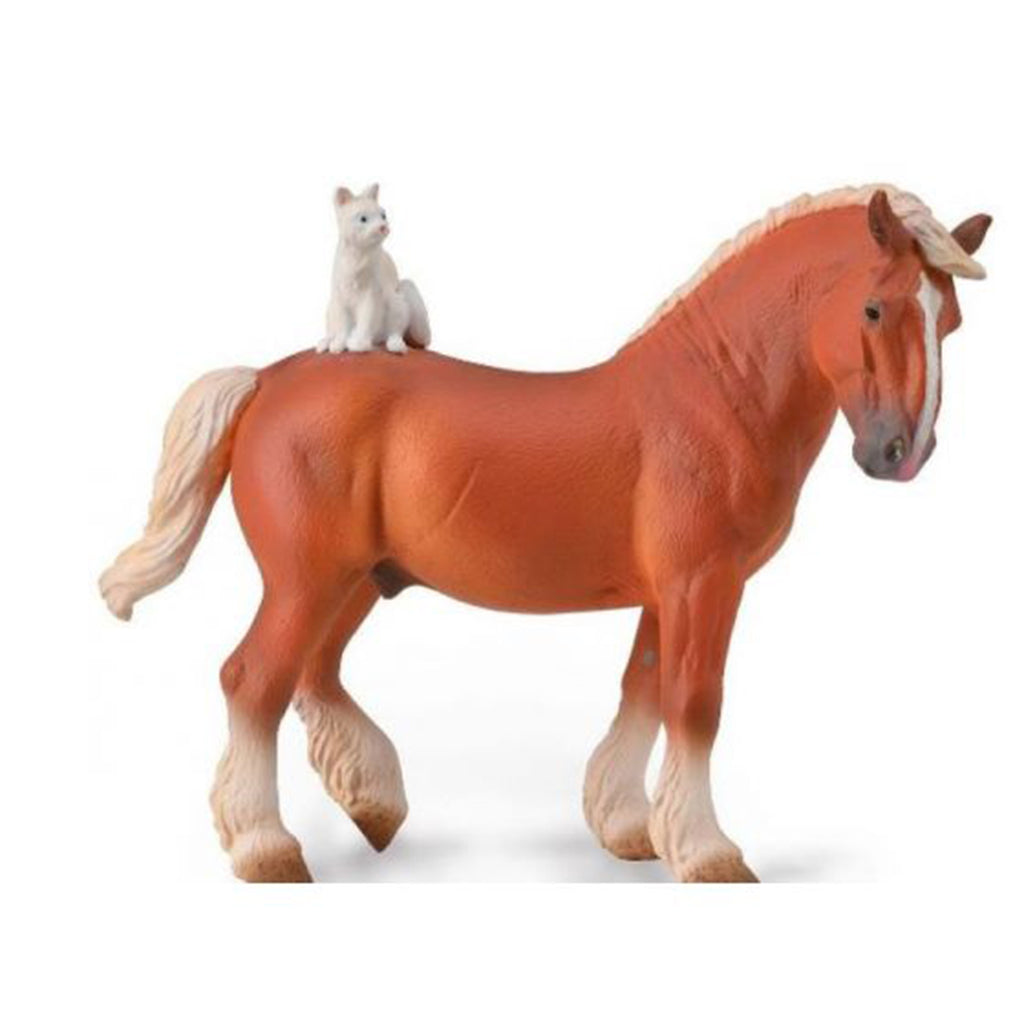 Breyer Draft Horse with Cat