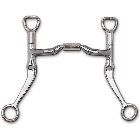 Myler 5" Flat Shank with Sweet Iron Low Port Comfort Snaffle