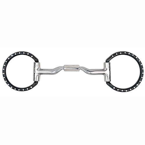 Myler 5" Black Western Dee Low Port Snaffle