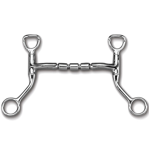 Myler 5" HBT Shank with Sweet Iron Mullen Triple Barrel