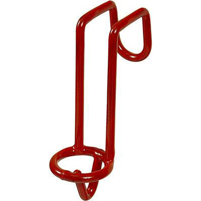 Red Metal Bucket Hanger