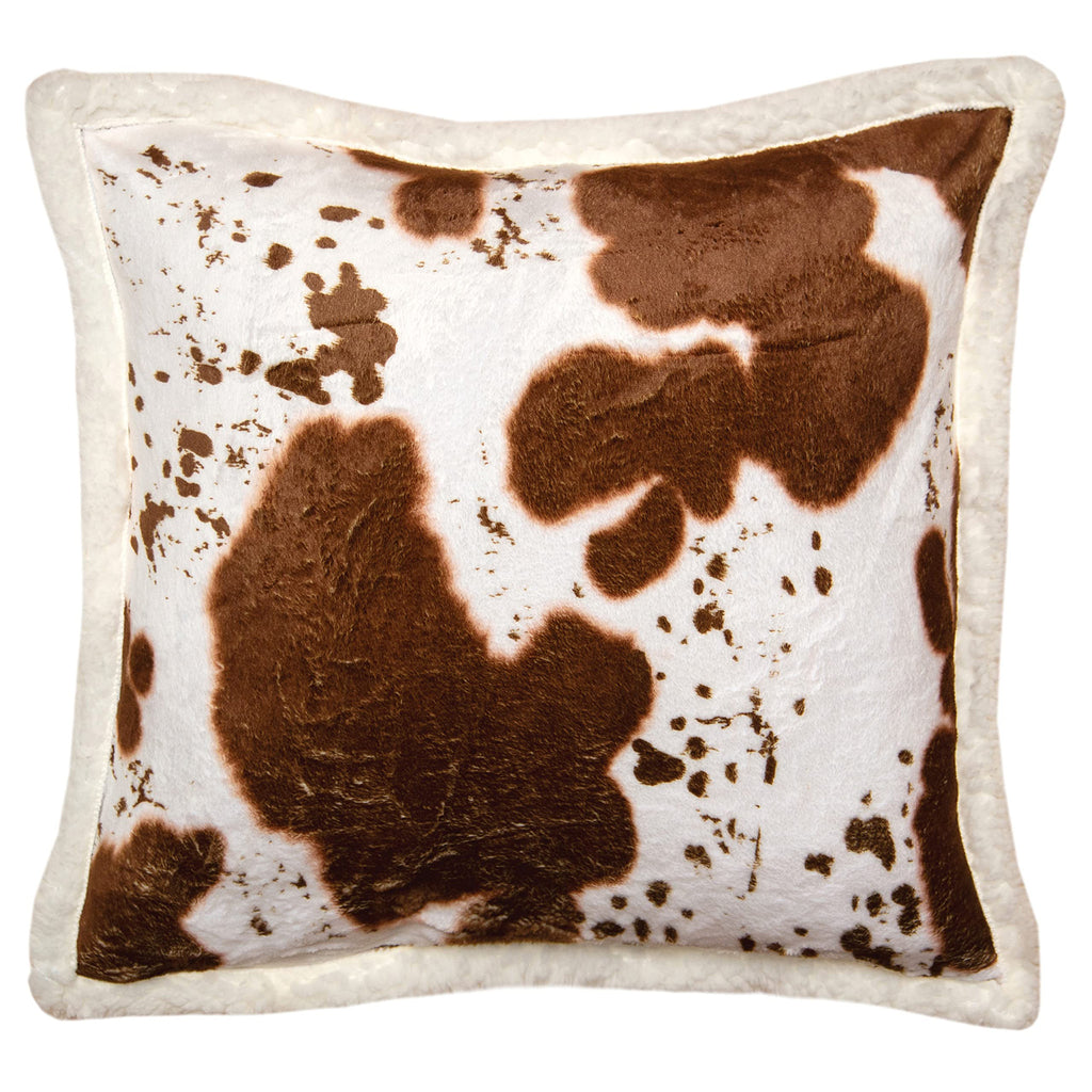 Hair On Hide Plush Sherpa Pillow