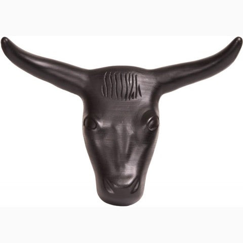 Mustang Black Steer Head