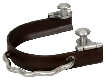 Showman Antique Brown Bumper Spurs