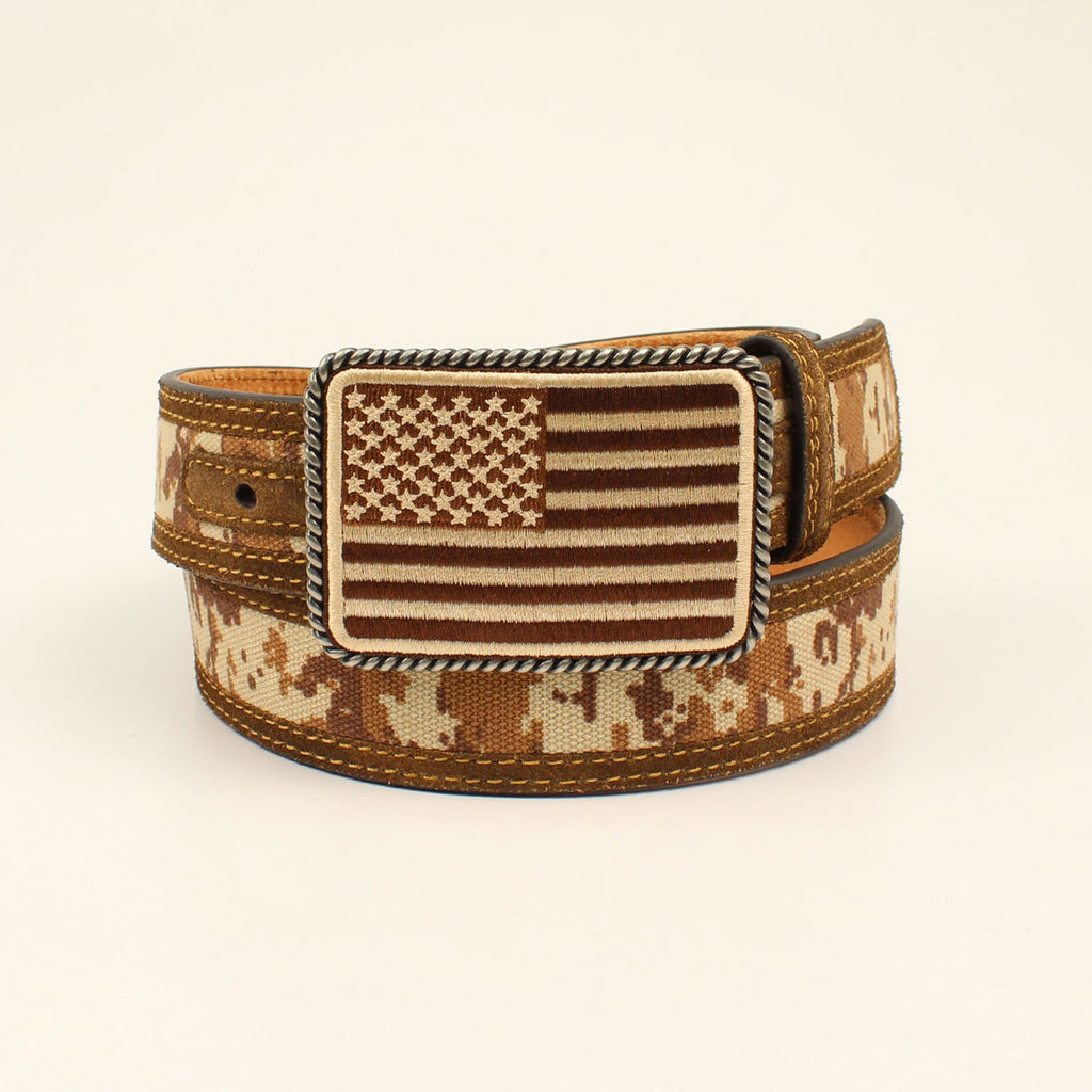 Ariat Men's Brown Digital Camo Belt