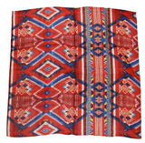 Wyoming Traders Red Blue Aztec Wild Rag