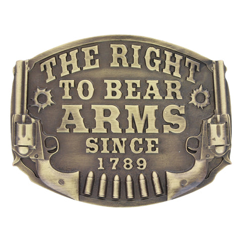 Montana Silver Heritage The Right to Bear Arms Belt Buckle 