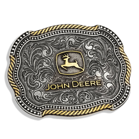 Montana Silver John Deere Scalloped Belt Buckle 