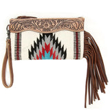 American Darling White Black Clutch