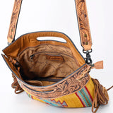 American Darling Yellow Aztec/Floral Tooled bag