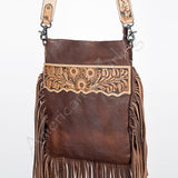 American Darling Conceal Carry Leather/Tool/Fringe Messenger Bag