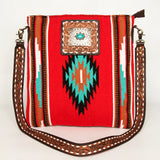 American Darling Conceal Carry Red Aztec Crossbody