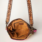 American Darling Pink Serape Saddle Blanket/Concho Crossbody