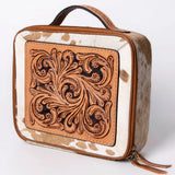 American Darling Tooled Hide Jewelry Case