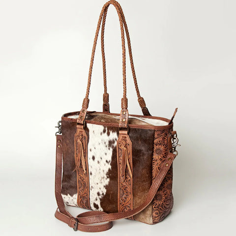 American Darling Hide Tooled Purse