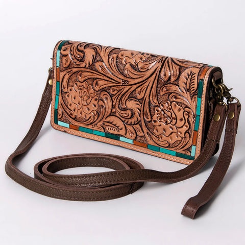 American Darling Tooled Turquoise Clutch