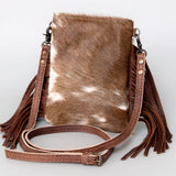 American Darling Brown and White Hide Small Messenger Bag