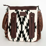 American Darling Conceal Carry Black & White Aztec Crossbody
