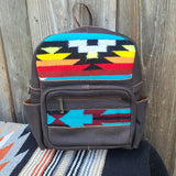 American Darling Aztec Leather Backpack
