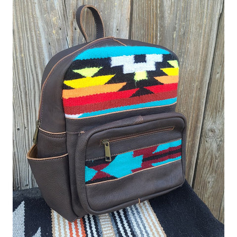 American Darling Aztec Leather Backpack