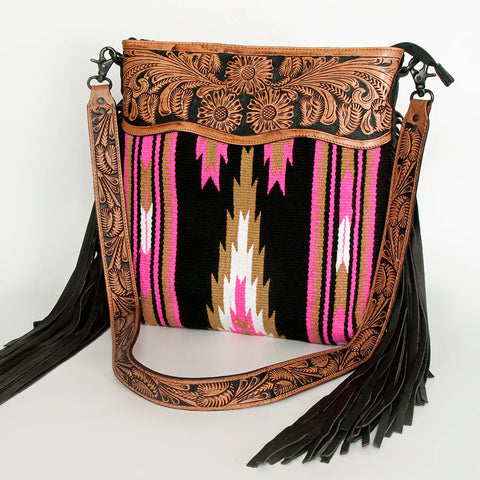 American Darling Hot Pink Aztec Print Bag