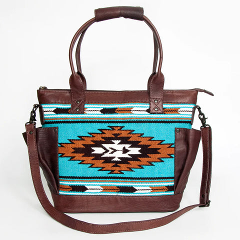 American Darling Conceal Carry Aztec Turquoise Purse